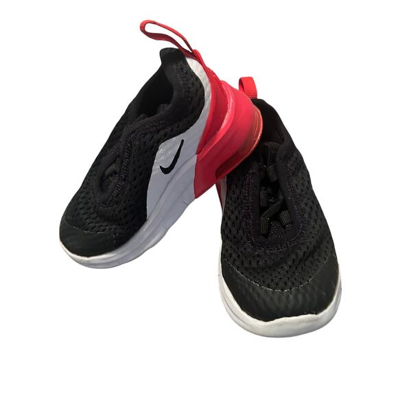 Nike Other - GUC Nike Kid's Sneakers Black/White/Pink Toddler Size 5C